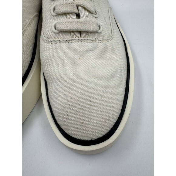 FEAR OF GOD 101 BACKLESS OFF WHITE CANVAS TRAINERS SNEAKERS EU 38 7US - Picture 4 of 16